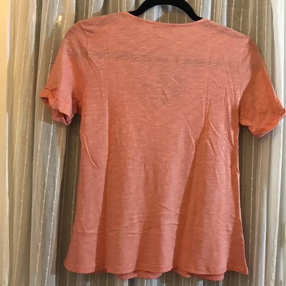 Amour Vert Coral Scoop Neck Tee Size M - Picture 2 of 4